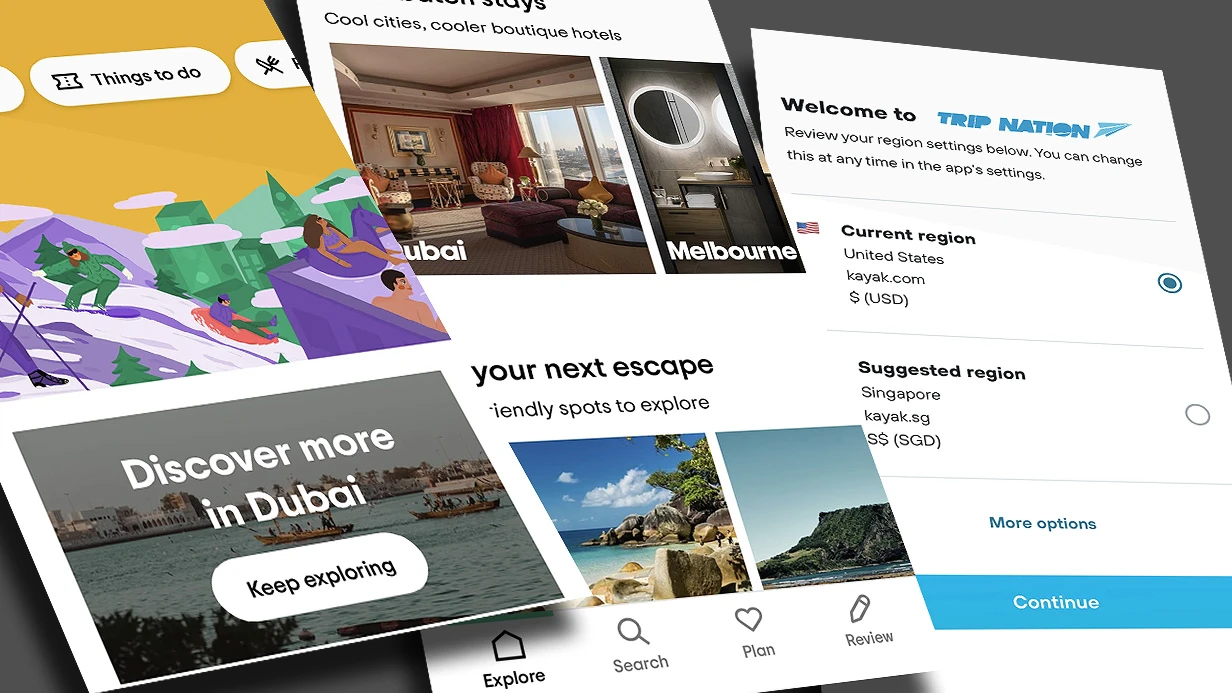 Development of a mobile application for TRIPNATION