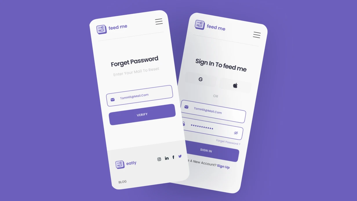 Development of a mobile application for FEEDME