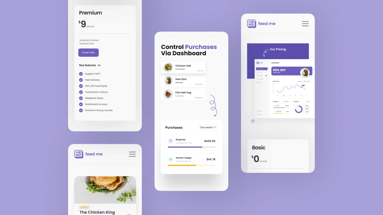 Development of a mobile application for FEEDME
