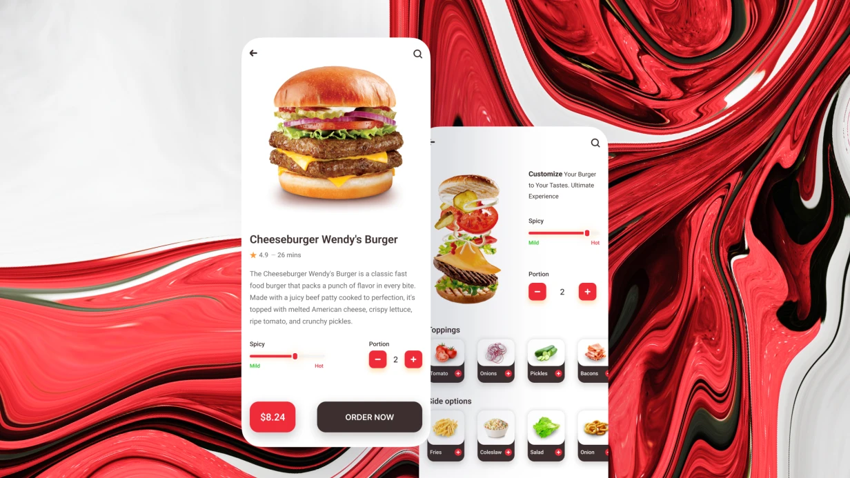 Development of a mobile application for the company FoodGo