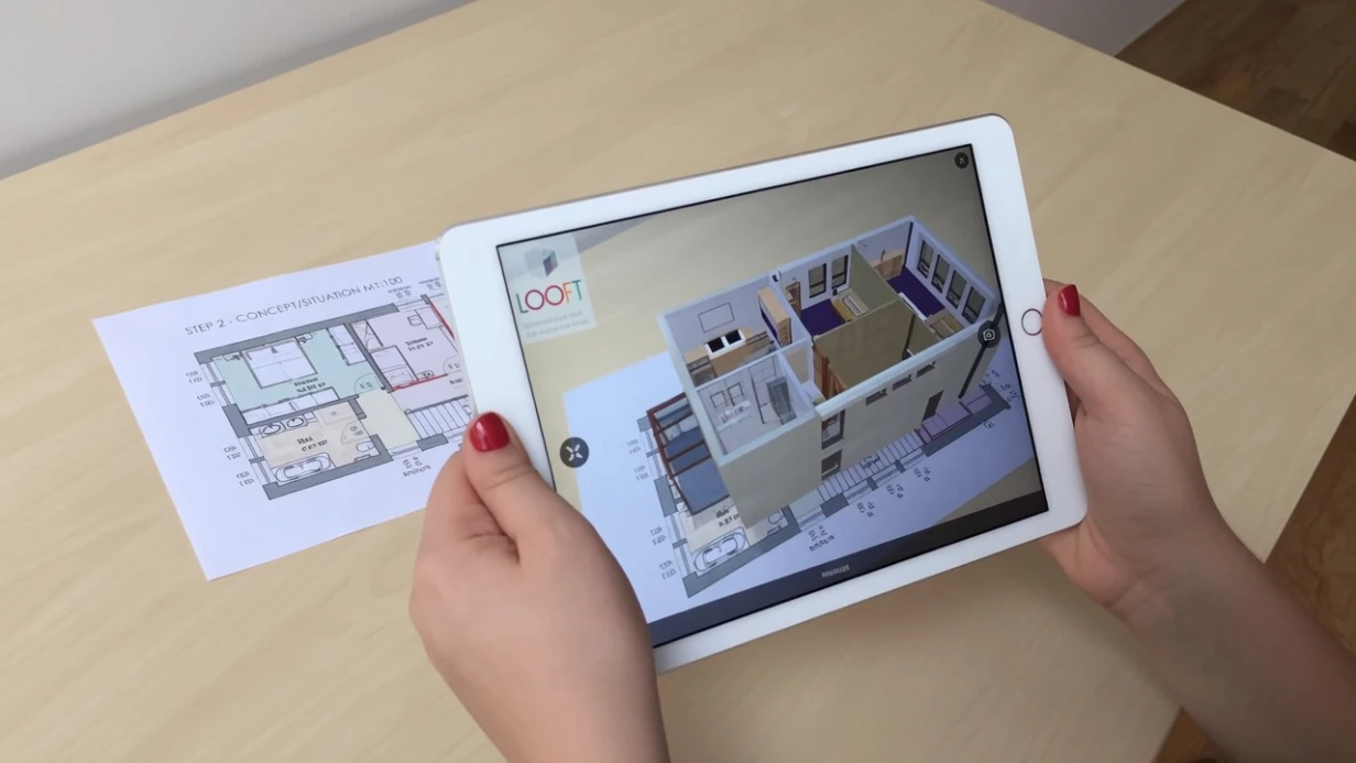 AR app for apartment layouts