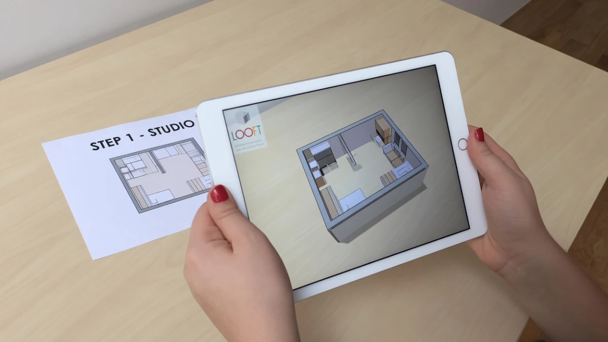 AR app for apartment layouts